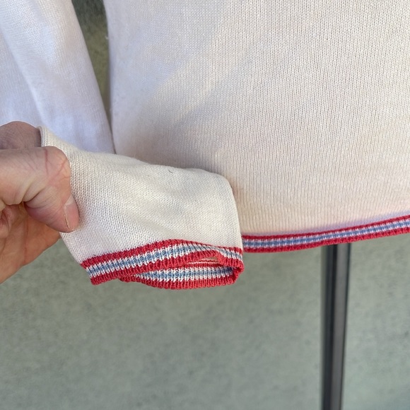 Marc Jacobs 2000s cream knit henley sweater - Picture 3 of 6